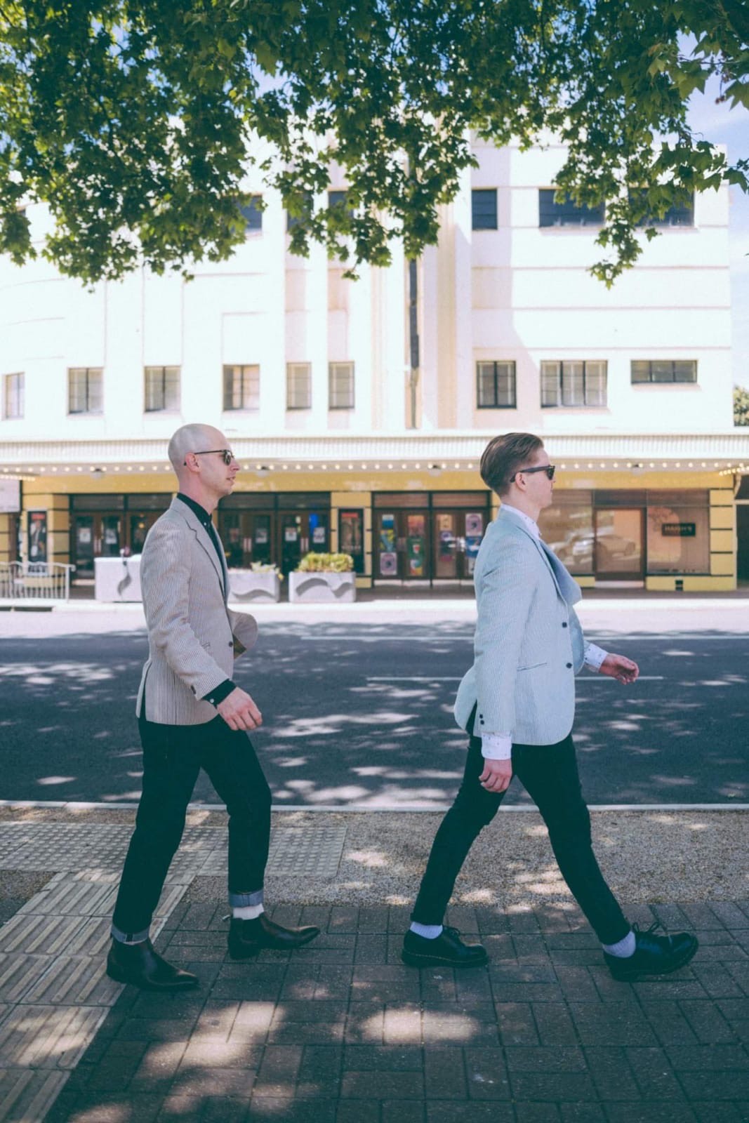 C-Mac & The Clouds walking outside